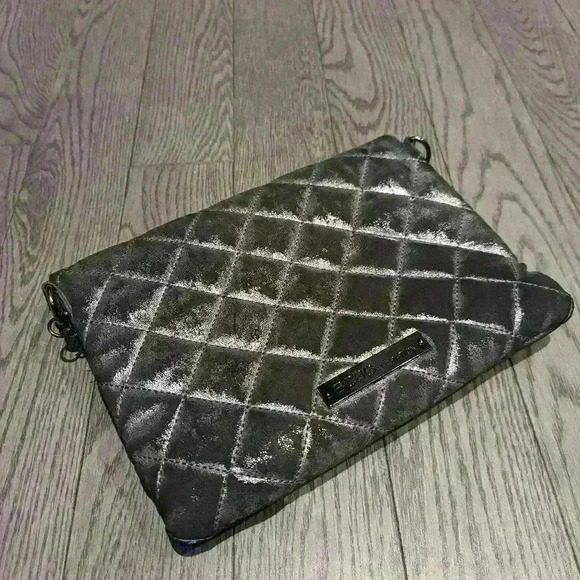 BCBGeneration by Max Azria Metallic Chain Cross Body Purse - Picture 9 of 12